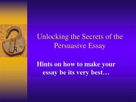 How to Start Off a Persuasive Essay: Unlocking the Secrets to Captivating Your Audience